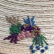 Mi Proyecto del curso: Bordado y personalización de accesorios . Un proyecto de Bordado de romerocarol - 17.03.2020