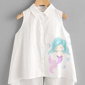 #MerMay. Design, Fashion Design, Printing, and Children's Illustration project by Virginia Martínez - 05.20.2019