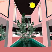 triangle house. Een project van 3D-karakterontwerp y  3D-modellering van Shadda Elmagri - 17.03.2020