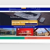Diseño web Fundació UdG. Creative Consulting, Web Development, Web Design, Digital Marketing, and Social Media project by La Mantis Diseño web y marketing digital - 09.18.2018