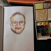 Mi Proyecto del curso: Cuaderno de retratos en acuarela. Portrait Drawing project by edo_veraf - 03.18.2020