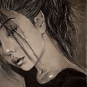 charcoal portrait . Un progetto di Disegno di Amina Piatti - 18.03.2020