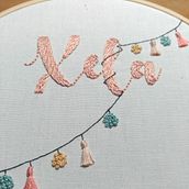 Mi Proyecto del curso: Bastidor infantil. Embroider project by Isa R - 03.19.2020