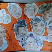 Mi Proyecto del curso: Cuaderno de retratos en acuarela Ein Projekt aus dem Bereich Bildende Künste, Zeichnung, Porträtzeichnung, Traditionelle Illustration und Lettering von Maria Eugenia Díaz Naya - 28.04.2020