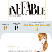 INEFABLE by Eleixa Suarez. Br, ing, Identit, Art Direction, Logo Design, and Editorial Design project by Wander Smith Parada Gollo - 07.10.2017