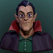 Mi Proyecto del curso: Modelado de personajes en 3D. Un progetto di 3D, Creatività, Character design 3D e Modellazione 3D di Gonzalo Caamaño Cella - 19.03.2020