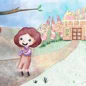 Hansel y Gretel. Traditional illustration, Digital Illustration, and Children's Illustration project by Momi Lotta - 03.19.2020