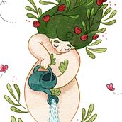 Regarme. Drawing, Artistic Drawing, Traditional illustration, and Watercolor Painting project by Marina Pedrós - 09.10.2019
