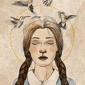 Vuela. Street Art, Fine Arts, Sketching, Concept Art, Creativit, Drawing, Artistic Drawing, Realistic Drawing, Poster Design, Tattoo Design, Sculpture, Traditional illustration, Digital Illustration, Painting, Acr, lic Painting, and Oil Painting project by pablopelluz - 03.19.2020