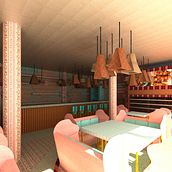 Mi Proyecto del curso: Diseño de interiores para restaurantes. 3D project by Alexis Minerlava Cabana Ñaño - 03.27.2020