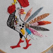 Mi Proyecto del curso: Técnicas de bordado: ilustrando con hilo y aguja. Embroider project by maria victoria - 03.20.2020
