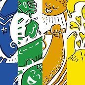 Educando en Emociones y Valores - Identidad. Un projet de Br, ing et identité, Calligraphie, Dessin, Conception de produits, Conception éditoriale, Lettering manuel, Illustration jeunesse, Packaging, T , et pographie de Viky Cina - 13.08.2017