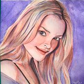 Mi Proyecto del curso: Retrato artístico en acuarela. Fine Arts, Portrait Drawing, Realistic Drawing, Traditional illustration, and Watercolor Painting project by Matías De Los Reyes - 03.21.2020