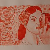 La fotógrafa. Traditional illustration project by Cristina Gonzalez Careta - 03.22.2020