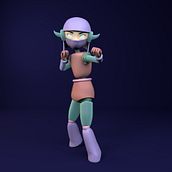 Gynoid_002. 3D, 3D Animation, 3D Design, 3D Character Design, and 3D Modeling project by wiznliz - 03.23.2020