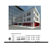 Edificio de usos mixtos. Un projet de 3D de Michelle Wiesner - 23.03.2020