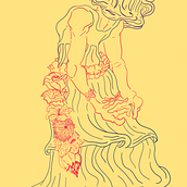 Flor. Design de personagens projeto de Filipe Tramontin - 23.03.2020