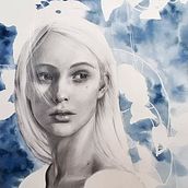 My project in Portrait with Pencil, Color Techniques and Photoshop course. Pencil Drawing project by Kirsi Hallberg - 03.25.2020