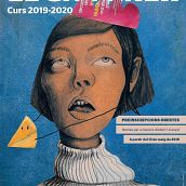 Cartel para el centro de formación teatral de Girona . Poster Design, and Traditional illustration project by marta salvador - 03.26.2019