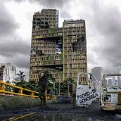 Fuck you COVID - 19. Medellín, Colombia. Matte Painting. Architecture project by Johan Varon Giraldo - 03.22.2020