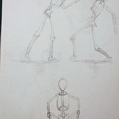 Mi Proyecto del curso: Dibujo anatómico para principiantes. Traditional illustration project by José Pizarro Valenzuela - 03.24.2020