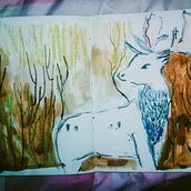 Mi Proyecto del curso: Técnicas de ilustración para desbloquear tu creatividad. Fine Arts, Sketching, Drawing, and Traditional illustration project by Alanis Huardia - 03.24.2020