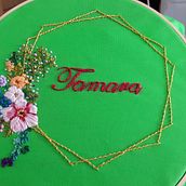 Mi Proyecto del curso: Técnicas básicas de bordado: puntadas, composiciones y gamas cromáticas. Embroider project by Bárbara Vera - 03.24.2020