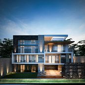 Residencia BH Juriquilla, Querétaro. . 3D, 3D Animation, Architecture, 3D Design, Lighting Design, and 3D Modeling project by Erick Eduardo Rodríguez Licea - 01.01.2020