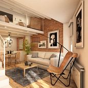 Interiorismo. 3D, Architecture, Interior Architecture, Decoration, 3D Design, Interior Design, Infographics, Interior Decoration, and 3D Modeling project by Javier Lajara - 03.25.2020