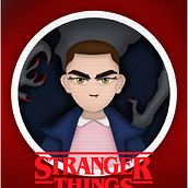 Eleven, Stranger Things. Een project van Traditionele illustratie van Krystheen Santamaría Cárdenas - 25.03.2020