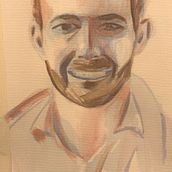 Mi Proyecto del curso: Retrato artístico en acuarela. Portrait Drawing project by estergarciag - 03.25.2020