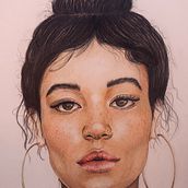 Mi Proyecto del curso:  Retrato realista con lápices de colores. Realistic Drawing project by Eduardo Martinez Vidal - 03.25.2020