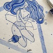 Actividad monocromática - Técnicas modernas de acuarela. . % gisela_costa tarafından hazırlanan Sulubo, Ve a Resim projesi - 03.25.2020