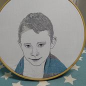 Retrato bordado. Un projet de Broderie de Araceli Braña Rábano - 26.03.2020