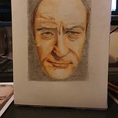 Mi Proyecto del curso:  Retrato realista con lápices de colores. Un progetto di Disegno realistico di Ivonne Ordoñez - 27.03.2020