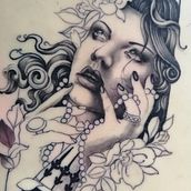 PRÁCTICAS TATUAJES. Drawing project by Santino Chiriboga Salgado - 03.27.2020