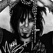 Nikki Sixx Portrait. Un projet de Beaux Arts de Adrián Gutierrez Aguerri - 21.04.2020