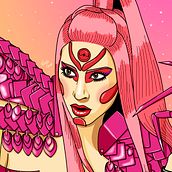 Fanart: Lady Gaga. Creativit, Drawing, Digital Drawing, Design, Graphic Design, Traditional illustration, and Digital Illustration project by Irene Moya López - 03.27.2020