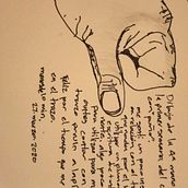 Cuarta mano de cinco. Drawing project by Oscar Hernández Gómez - 03.28.2020