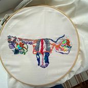 Hello - gussy up . Embroider project by Andrea - 03.28.2020