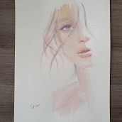 Meu projeto do curso: Retrato artístico em aquarela Ein Projekt aus dem Bereich Aquarellmalerei von carolinesze - 28.03.2020