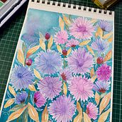 Mi Proyecto del curso: Creación de paletas de color con acuarela. Un proyecto de Ilustración tradicional de Leonor Gonzalez Reyes - 28.03.2020