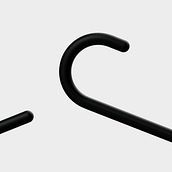 Odette · Clothes Hanger (Percha). 3D, Art Direction, Furniture Design, Making, Product Design & Industrial Design project by Josep Pedro - 03.28.2020