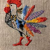 Mi Proyecto del curso: Técnicas de bordado: ilustrando con hilo y aguja. Embroider project by Luciana Veronica Lawryczenko - 03.28.2020