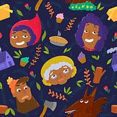 Mi Proyecto del curso: Diseño de patrones ilustrados. Ilustração digital projeto de Arteaga - 28.03.2020