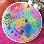 Mi Proyecto del curso: Técnicas básicas de bordado y acuarela. Embroider project by Yxa Chavela - 03.29.2020