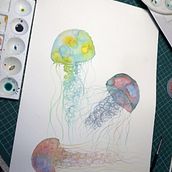 Mi Proyecto del curso: Técnicas modernas de acuarela . Traditional illustration project by mahaux27 - 03.29.2020
