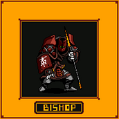 Bishop - Basado en ilustración de Thaigraff Nat. Projekt z dziedziny Pixel art użytkownika kaonashi - 29.03.2020