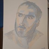 Mi amigo Fraile. Watercolor Painting project by Gabriel Bravo - 03.29.2020