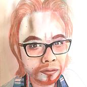 Mi Proyecto del curso: Retrato artístico en acuarela . Menggambar Potret proyek oleh Maria Torres - 03.30.2020